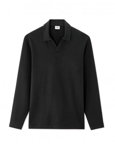 Polo regular manches longues en jersey
