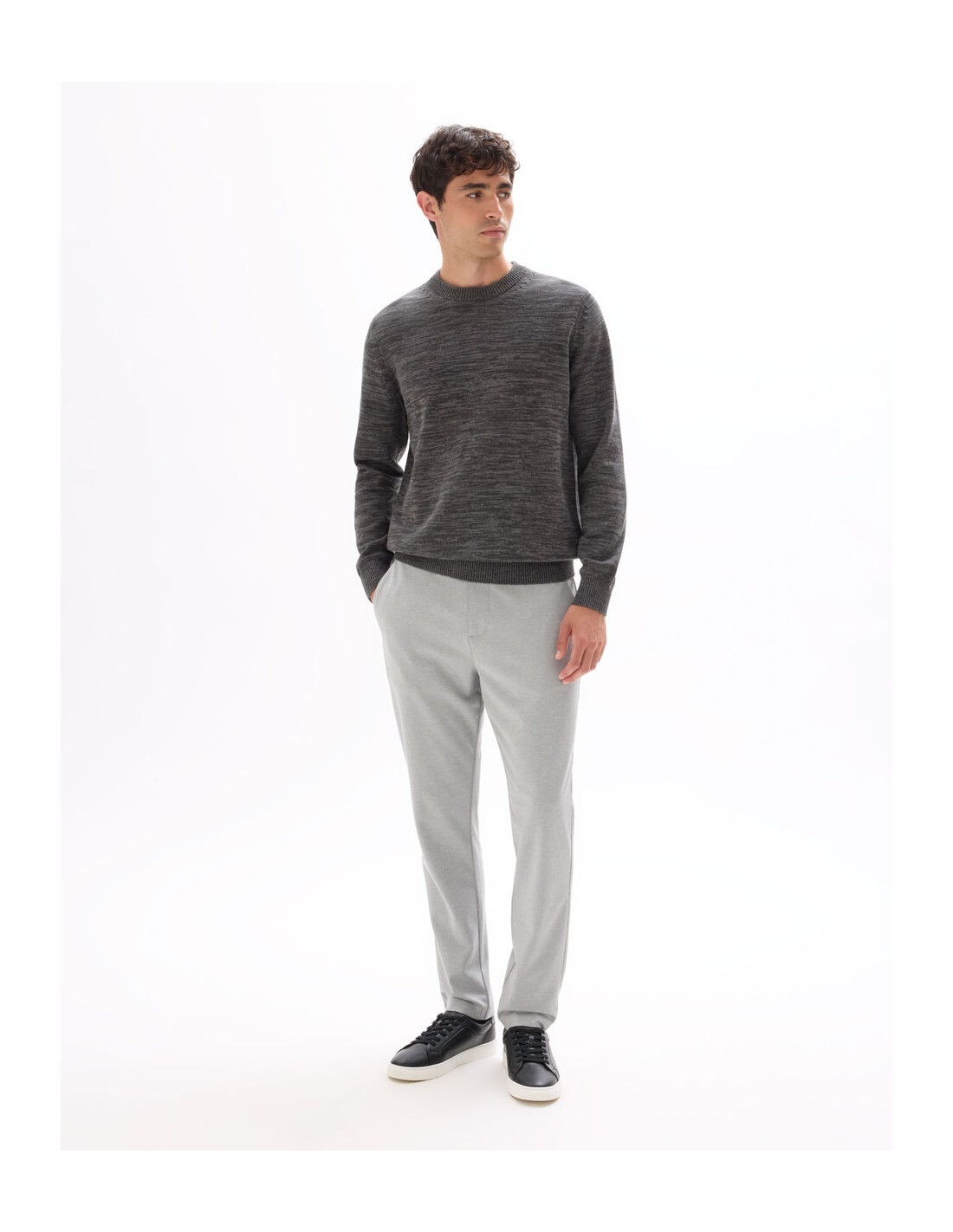Pantalon chino slim en jersey Pantalon chino slim en jersey