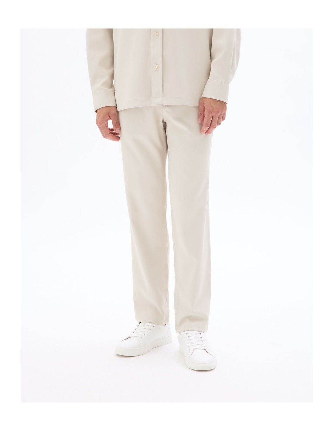 Pantalon chino straight uni Pantalon chino straight uni