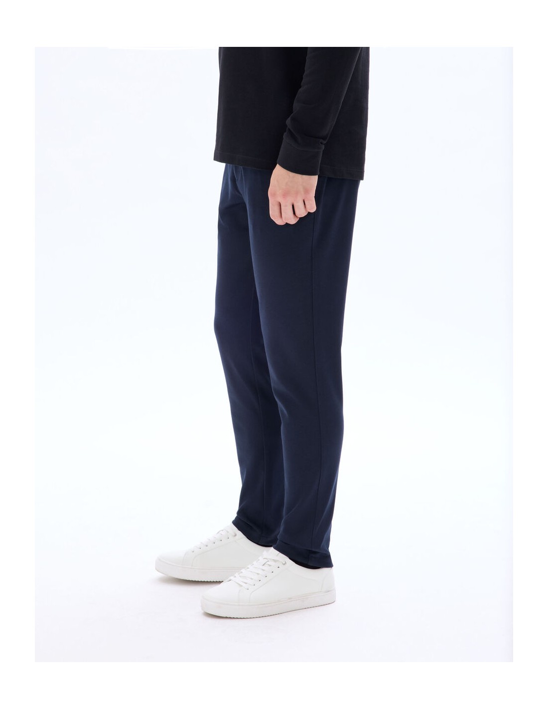 Pantalon chino slim en maille Pantalon chino slim en maille