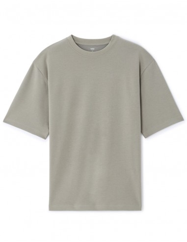 T-shirt infroissable oversize col rond