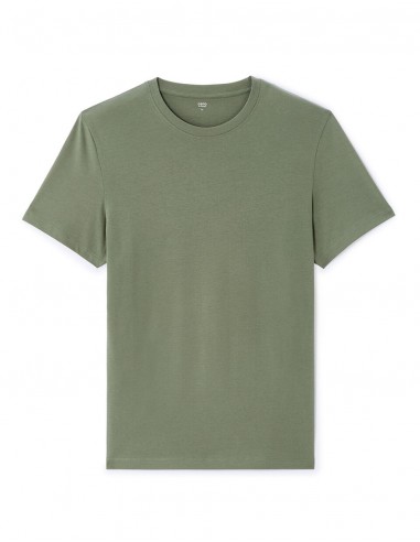 T-shirt regular col rond 100% coton