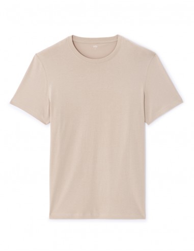 T-shirt regular col rond 100% coton