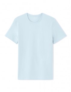 T-shirt slim col rond en...