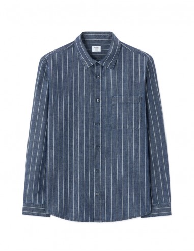 Chemise regular en jean 100% coton