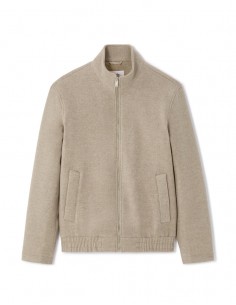 Blouson col montant en...