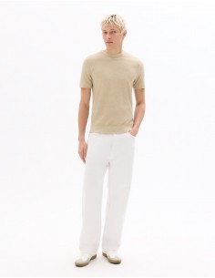 T-shirt regular col rond en... 2