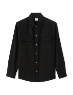 Surchemise en sergé - NOIR
