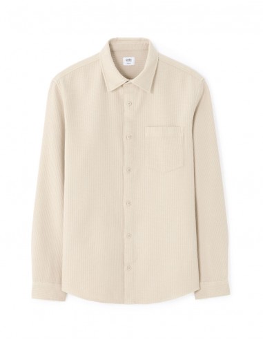 Chemise regular effet gaufré