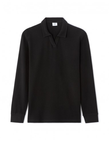 Polo piqué regular manches longues...