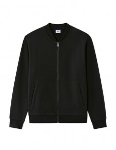 Sweat zippé col bomber regular