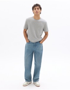 Jean barrel 100% coton -... 2