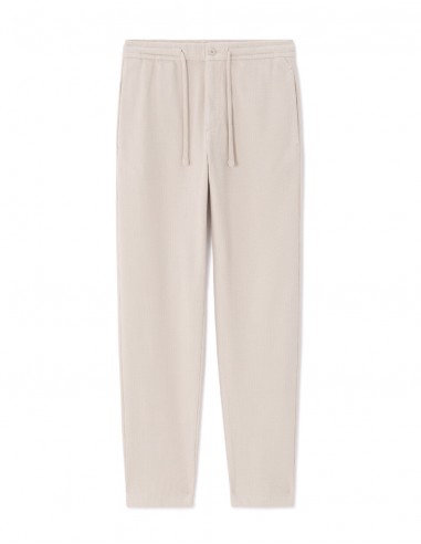 Pantalon 24H slim effet gauffré