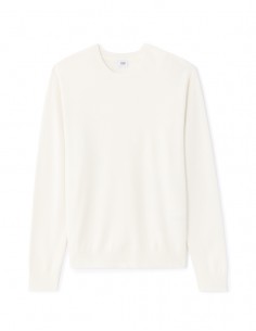 Pull col rond uni en maille...
