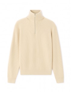 Pull col montant zippé...