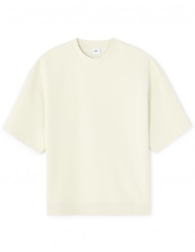 Sweat oversize en interlock manches...