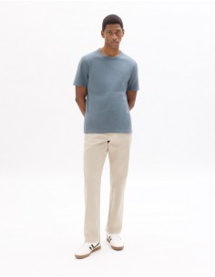 Pantalon chino straight en... 2