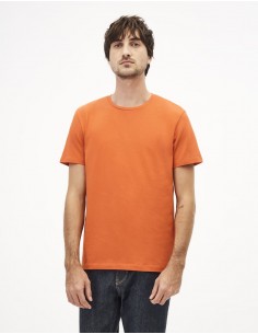 T-shirt slim col rond en...