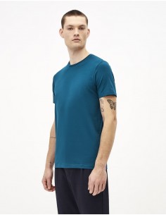 T-shirt slim col rond en...