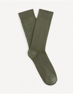 Chaussettes hautes coton -...